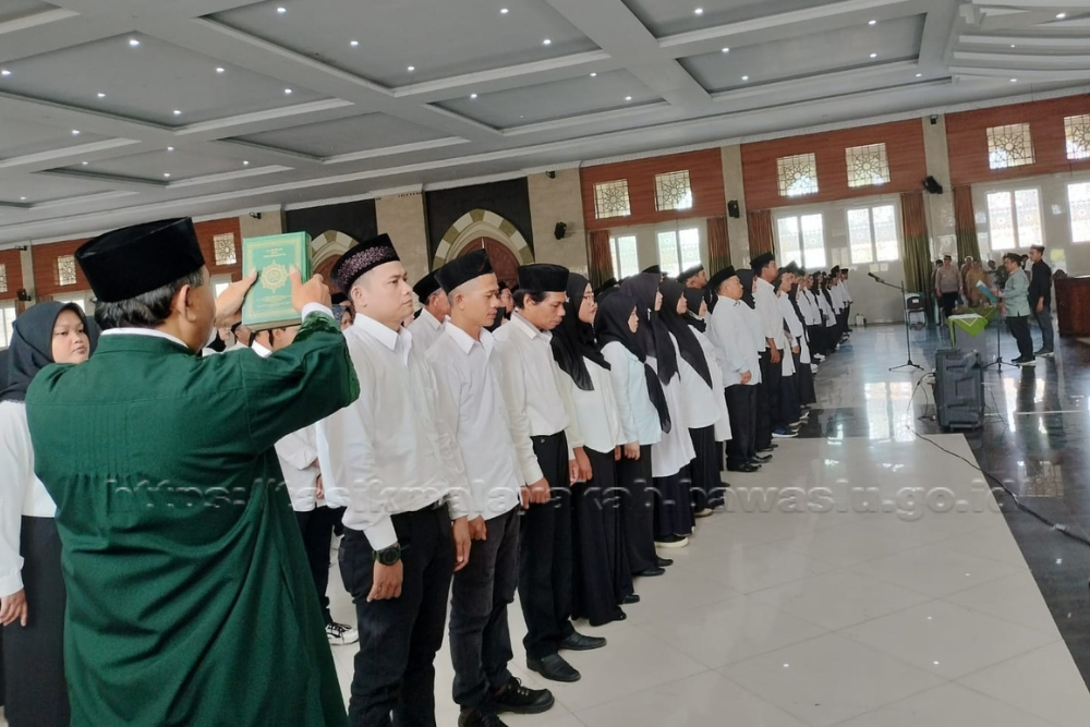 Dokumentasi Pelantikan Pengawas TPS untuk Pemilu Tahun 2024