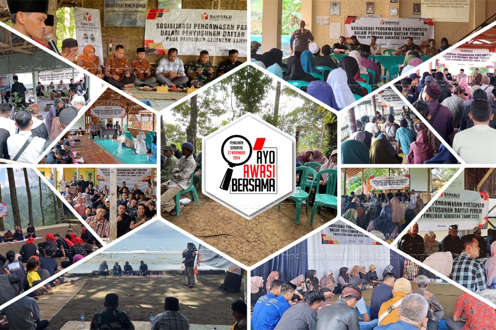 kolase dokumentasi forum warga