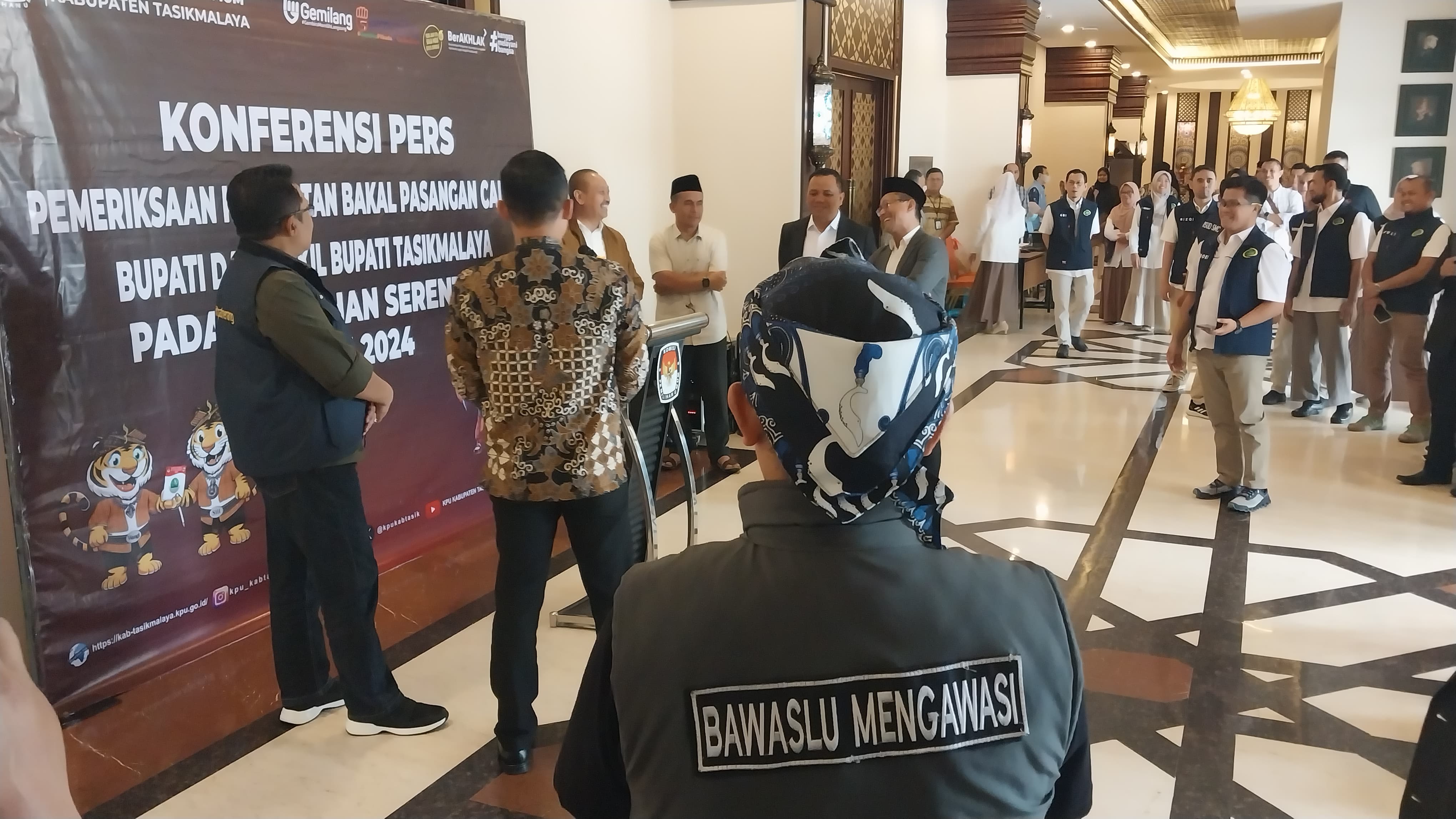 syarif ali pengawasan tes kesehatan bapaslon bupati dan wakil bupati
