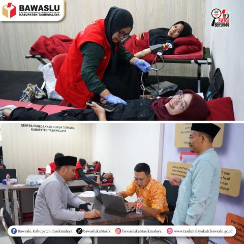 donor darah bawaslu kabupaten tasikmalaya