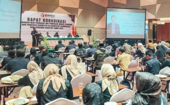 Dokumentasi Rapat Koordinasi Penanaman Nilai Pancasila dan Pembinaan Mental Spiritual Senin (29/7/2024).