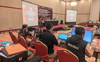 Bawaslu Kabupaten Tasikmalaya Awasi Rapat Pleno Terbuka Rekapitulasi Penetapan Daftar Pemilih Tetap
